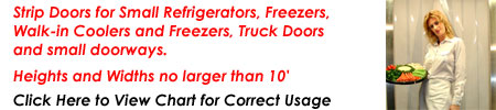 strip doors for walkin coolers and freezers