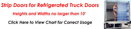 strip doors for refrigerated truck doors