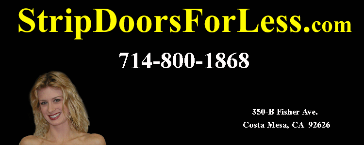 Strip doors - strip curtains - pvc - roll stock - clear - transparent - flexible - plastic - vinyl - welding - frame - quad - triple